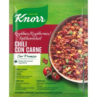 Приправа для блюда Knorr Chili con carne 47 гр Приправа для блюда Knorr Chili con carne 47 гр
