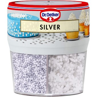 Декоративная посыпка Dr. Oetker Silver 76 гр