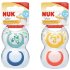 Пустышка NUK Star из натурального каучука 6-18 мес (уп 2 шт)