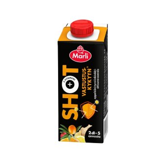 Сок (облепиха, имбирь, апельсин) Marli Shot 200 мл