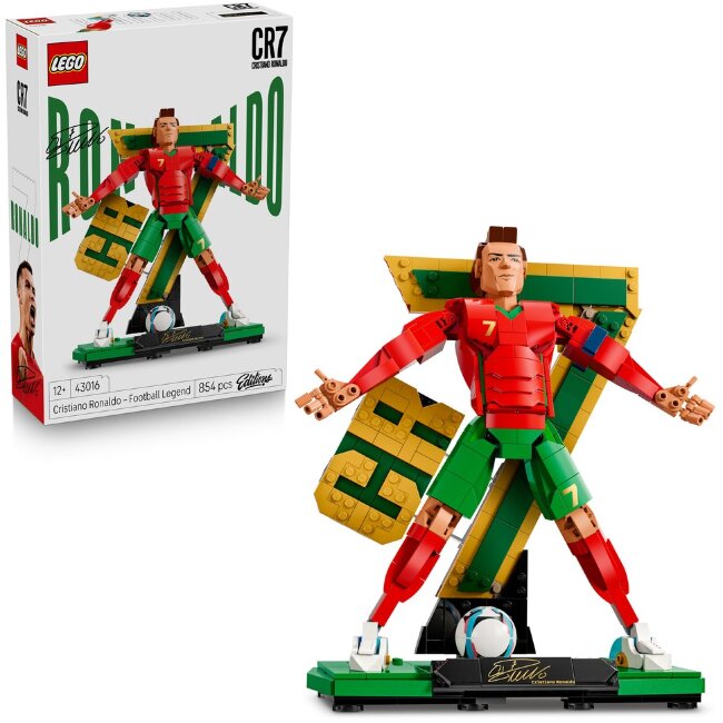Конструктор LEGO® Editions Football 43016 Cristiano Ronaldo – футбольная легенда