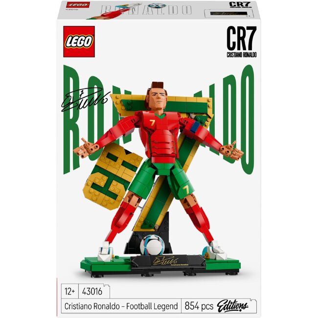 Конструктор LEGO® Editions Football 43016 Cristiano Ronaldo – футбольная легенда