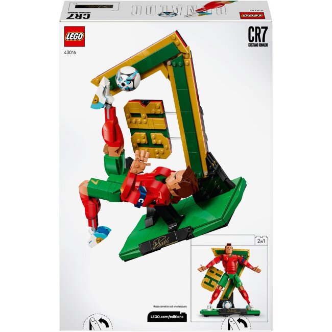 Конструктор LEGO® Editions Football 43016 Cristiano Ronaldo – футбольная легенда