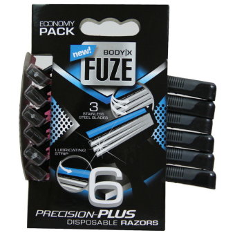 Мужские бритвенные станки FUZE Body-X 6 шт Мужские бритвенные станки FUZE Body-X 6 шт