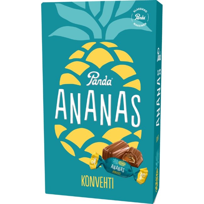 Конфеты шоколадные с ананасами Panda 280 гр