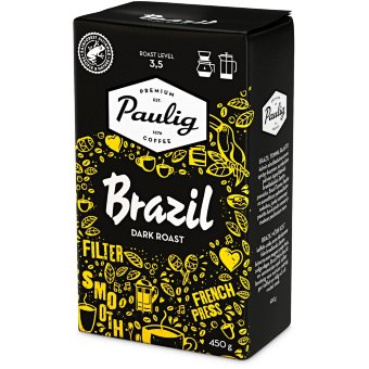 Кофе заварной Paulig Brazil Tumma 450 гр