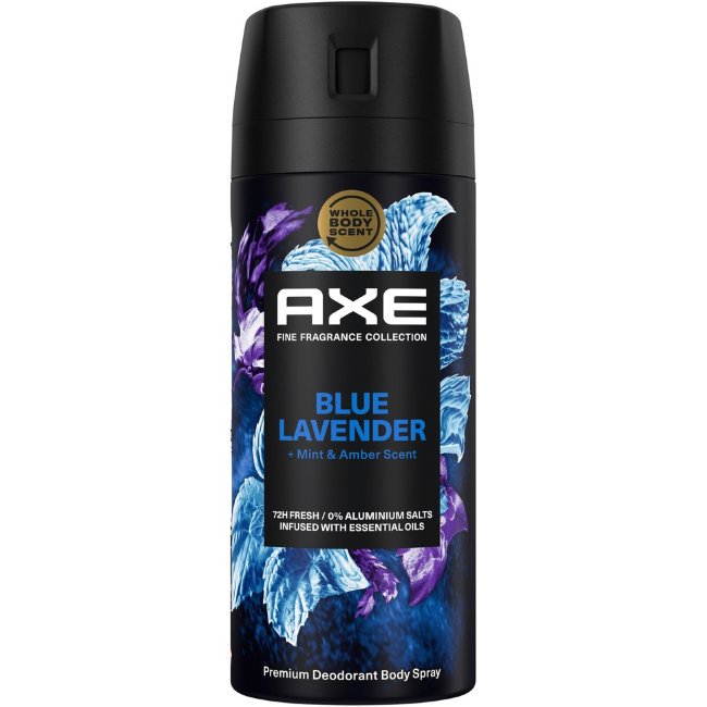 Дезодорант-спрей для тела Axe 72h Fine Fragrance Blue Lavender 150 мл