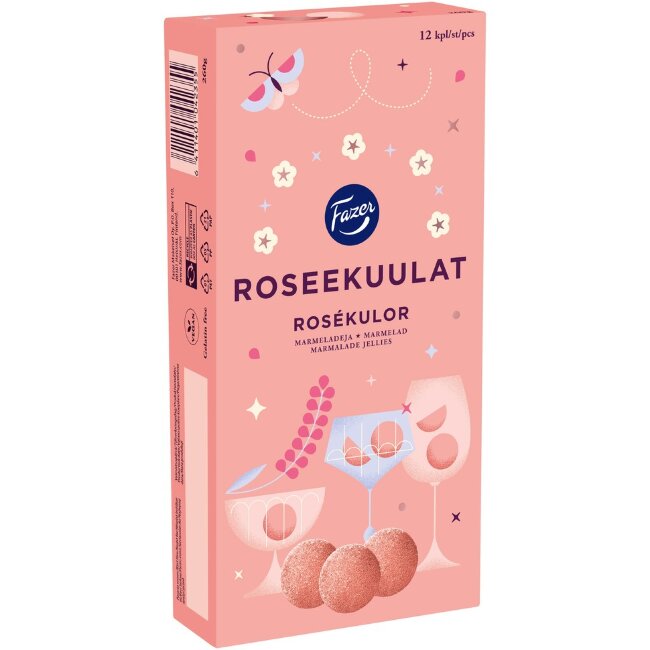 Мармеладные шарики Fazer Roseekuulat 260 гр Мармеладные шарики Fazer Roseekuulat 260 гр