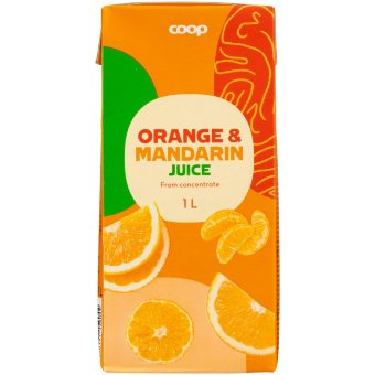 Апельсиново-мандариновый нектар Coop 1 л Апельсиново-мандариновый нектар Coop 1 л