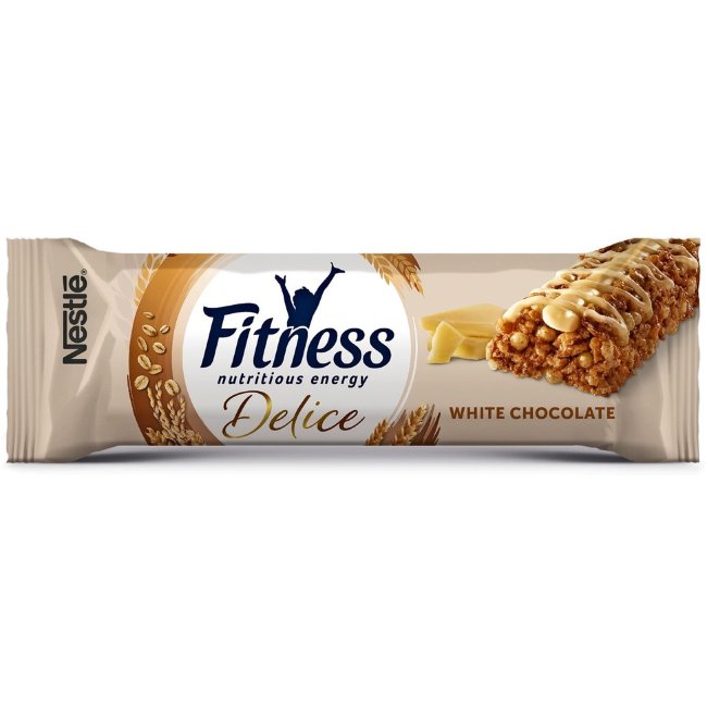 Злаковые батончики Fitness c белым шоколадом (уп 6 шт) 135 гр