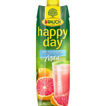 Сок розового грейпфрута Happy Day 1 л Сок розового грейпфрута Happy Day 1 л