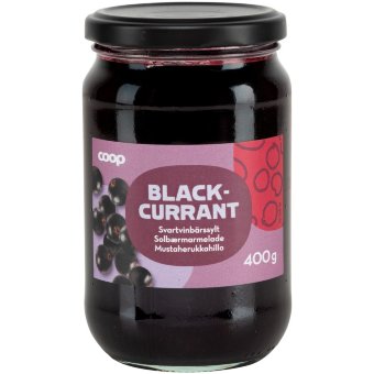 Варенье из черной смородины Coop 400 гр Варенье из черной смородины Coop 400 гр
