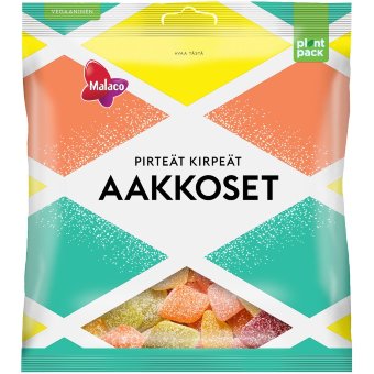 Конфеты с кислинкой Malaco Aakkoset Pirteät Kirpeät 280 гр
