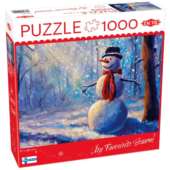Тактический пазл «Счастливый снеговик» 1000 деталей