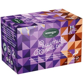 Чай черный Слива и корица Nordqvist Luumukaneli (уп 20 шт) 35 гр Чай черный Слива и корица Nordqvist Luumukaneli (уп 20 шт) 35 гр