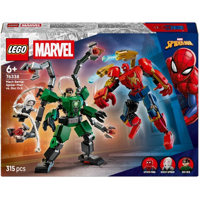Конструктор LEGO® Super Heroes Marvel 76338 битва роботов: Spider-Man против Доктора Осьминога