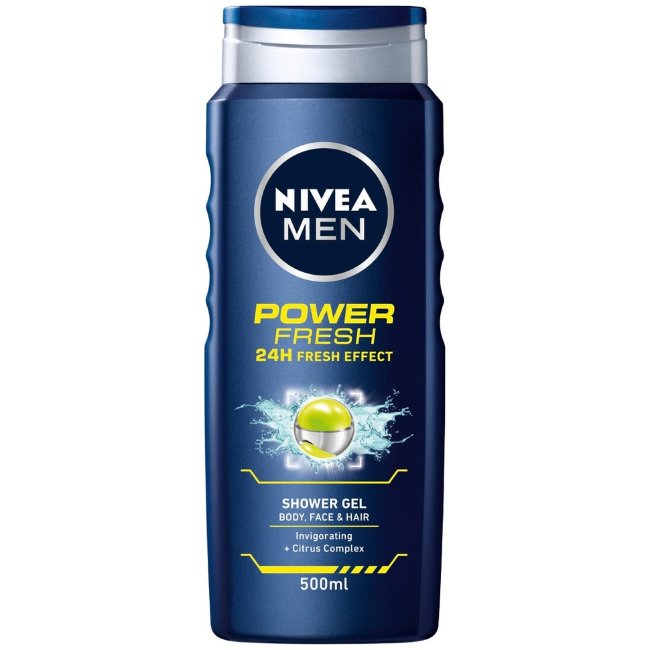 Мужской гель для душа NIVEA MEN Power Refresh 500 мл