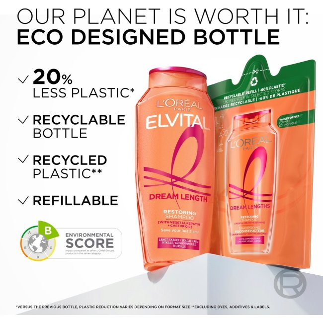 Шампунь для длинных, поврежденных волос Oréal Paris Elvital  Dream Length 250 мл