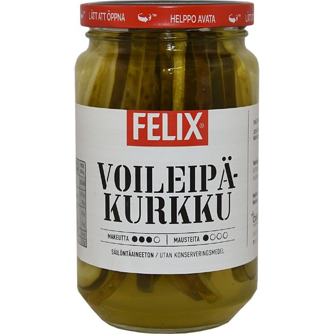 Огурцы нарезанные Felix с приправами 460/230 гр