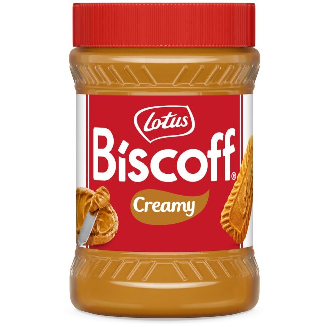 Кремовая карамелизированная бисквитная паста Lotus Biscoff 400 гр