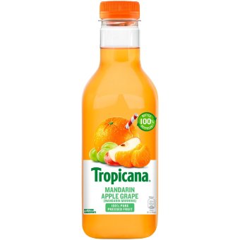 Фруктовый сок Tropicana мандарин яблоко виноград 0,9 л