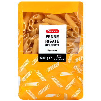 Паста итальянская (Пенне Ригате) Pirkka Penne Rigate 500 гр Паста итальянская (Пенне Ригате) Pirkka Penne Rigate 500 гр
