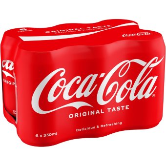 Газированный напиток Coca-Cola Original (уп 6 шт) 0,33 л Газированный напиток Coca-Cola Original (уп 6 шт) 0,33 л