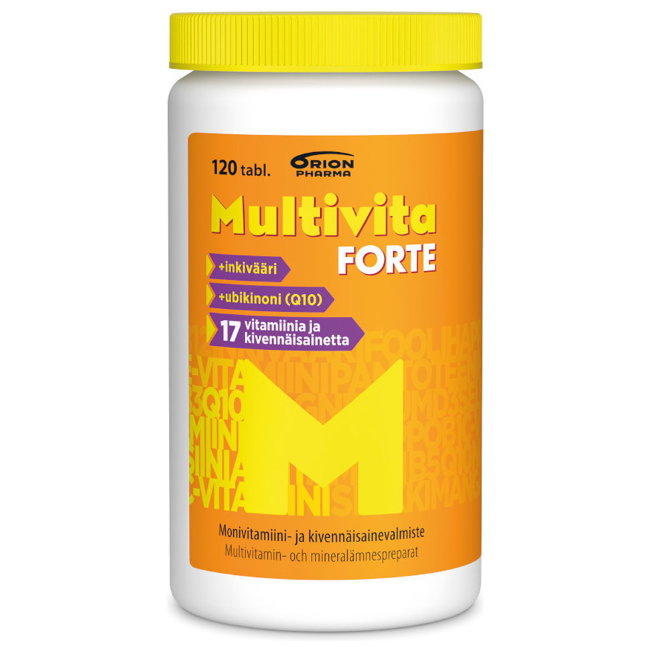 Витамины для пожилых людей Multivita Forte M витамины и минералы 120 таб