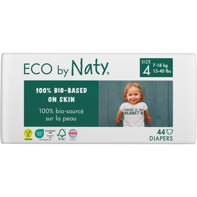 Подгузники Nature Baby Care Naty Maxi 4 с липучками 44 шт/уп Подгузники Nature Baby Care Naty Maxi 4 с липучками 44 шт/уп