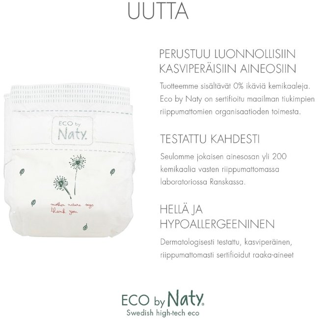 Подгузники Nature Baby Care Naty Maxi 4 с липучками 44 шт/уп Подгузники Nature Baby Care Naty Maxi 4 с липучками 44 шт/уп