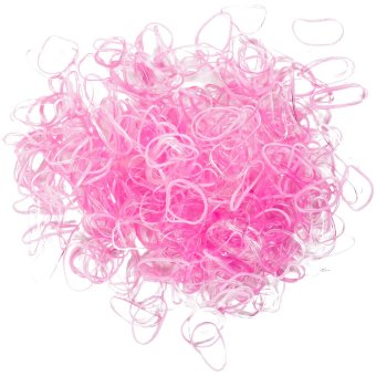 Силиконовые резинки для волос Raffini 500 шт пастельные
