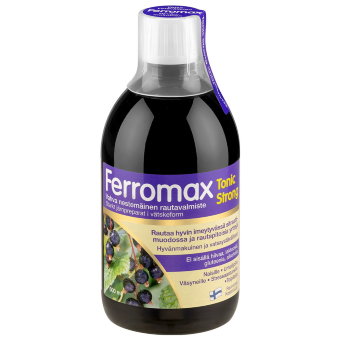Жидкое железо Ferromax Tonic Strong 500 мл Hankintatukku Жидкое железо Ferromax Tonic Strong 500 мл Hankintatukku