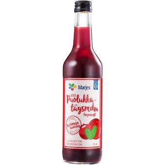 Натуральный брусничный сок холодного отжима Marjex Puolukka 500 мл Натуральный брусничный сок холодного отжима Marjex Puolukka 500 мл