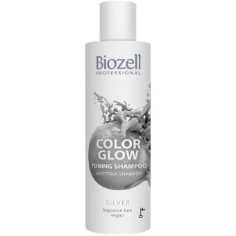 Шампунь Biozell Color Glow Color Tech с тонирующим эффектом 200 мл Silver