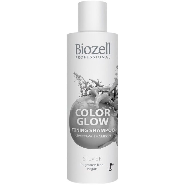 Шампунь Biozell Color Glow Color Tech с тонирующим эффектом 200 мл Silver