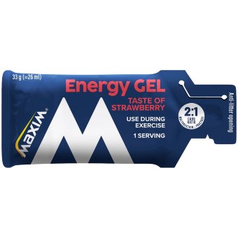 Энергетический гель клубника Maxim 33 г Энергетический гель клубника Maxim 33 г