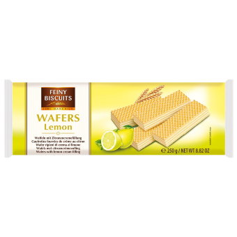 Вафли с лимонным кремом Feiny Biscuits Wafers Lemon 250 гр Вафли с лимонным кремом Feiny Biscuits Wafers Lemon 250 гр