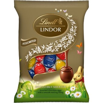 Ассорти шоколадных яиц Lindt LINDOR 90 гр Ассорти шоколадных яиц Lindt LINDOR 90 гр