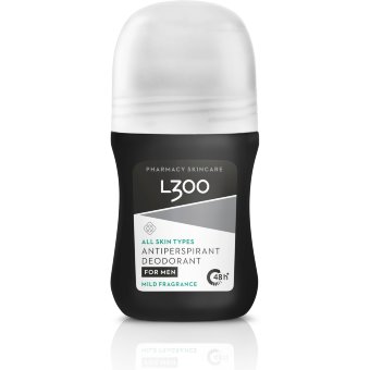 Антиперспирант-дезодорант шариковый L300 for men мягкий аромат 60 мл Антиперспирант-дезодорант шариковый L300 for men мягкий аромат 60 мл