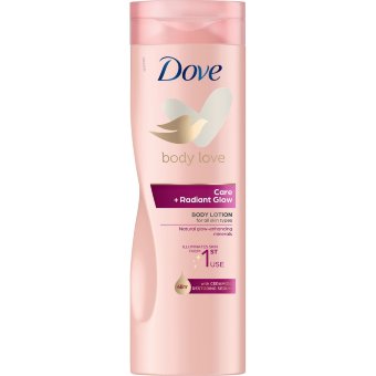 Увлажняющий крем для тела Dove Care + Radiant Glow 400 мл Увлажняющий крем для тела Dove Care + Radiant Glow 400 мл