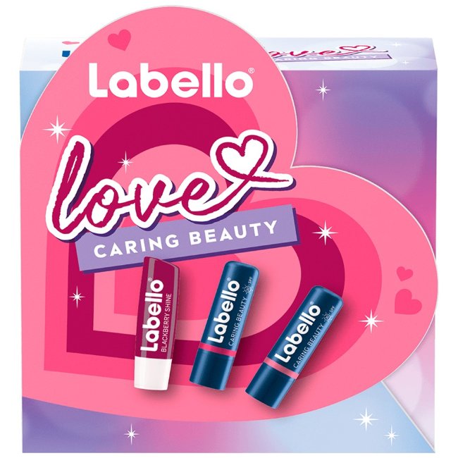 Подарочный набор Labello Caring Beauty 2025 (3 шт) Подарочный набор Labello Caring Beauty 2025 (3 шт)