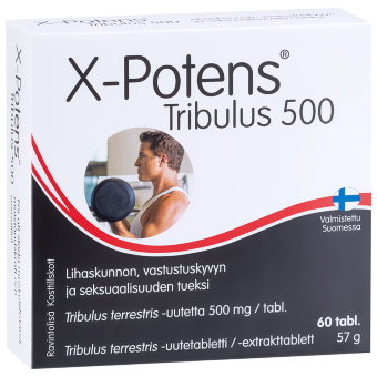 Витамины для мужчин X-Potens Tribulus 500 60 таблеток Hankintatukku Витамины для мужчин X-Potens Tribulus 500 60 таблеток Hankintatukku