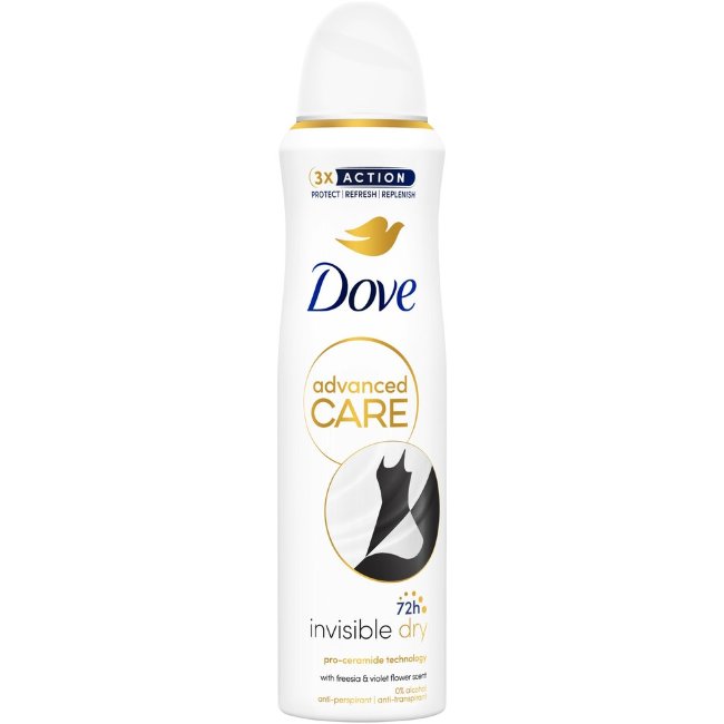 Антиперспирант аэрозоль  Dove Невидимый 150 мл