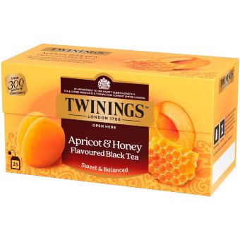 Ароматизированный чай Twinings Apricot & Honey (уп 25 шт) 50 гр