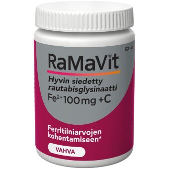 Таблетки Ramavit Rauta 100 мг 60 шт.