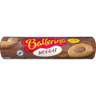 Печенье с начинкой из нуги Kantolan Ballerina 205 гр Печенье с начинкой из нуги Kantolan Ballerina 205 гр