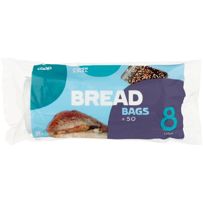 Пакеты для заморозки Coop 8 л 50 шт Пакеты для заморозки Coop 8 л 50 шт