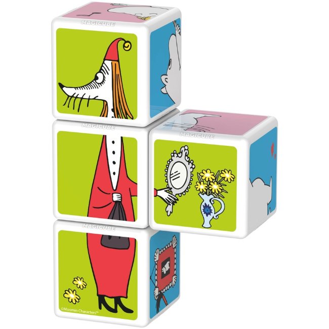 Магнитные кубики Geomag Magicube Muumi - 4 шт