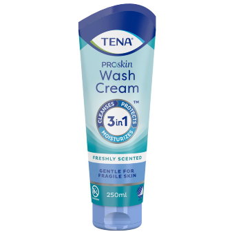 Крем для интимной гигиены (без использования воды) Tena Wash Cream 3в1 250 мл Крем для интимной гигиены (без использования воды) Tena Wash Cream 3в1 250 мл