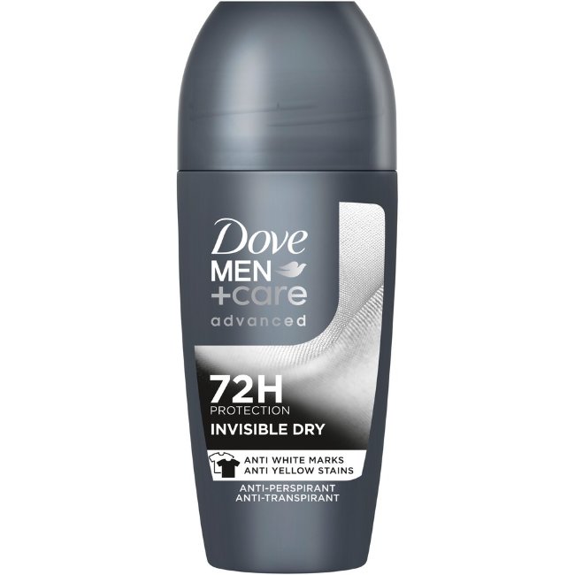 Антиперспирант роликовый Dove Men+Care 72h Advanced Invisible Dry 50 мл Антиперспирант роликовый Dove Men+Care 72h Advanced Invisible Dry 50 мл